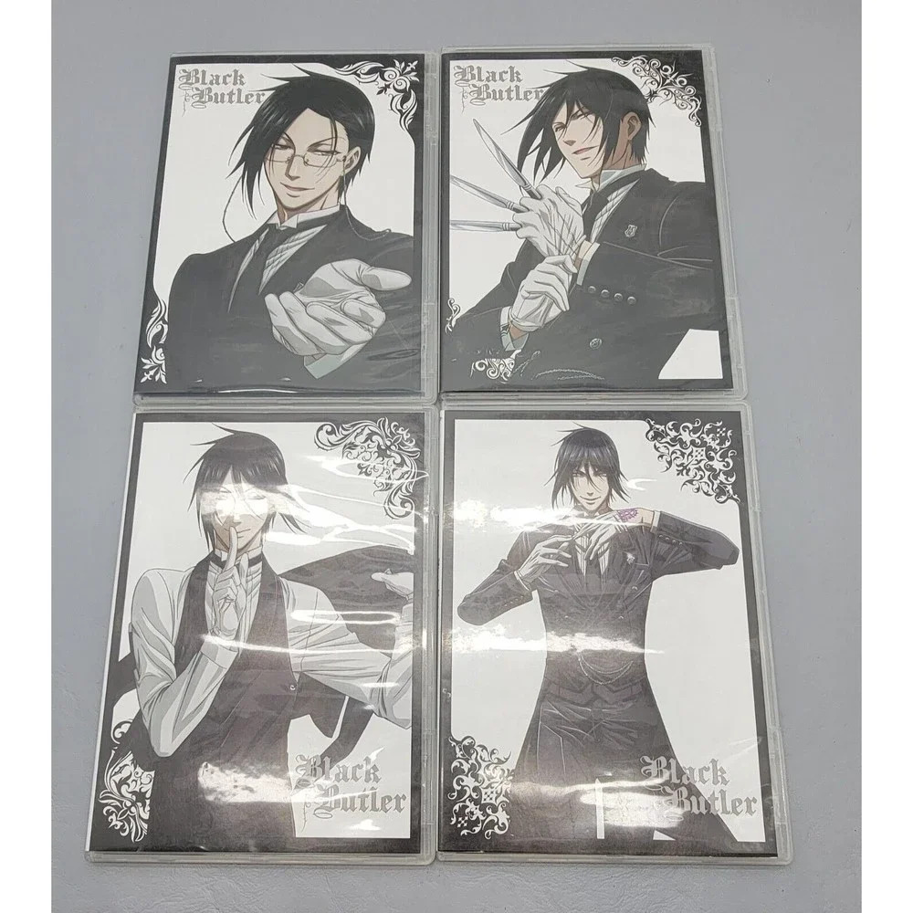 Black Butler Season One Complete Set 4 Dvds - 24 Episodes with Bonus Episode